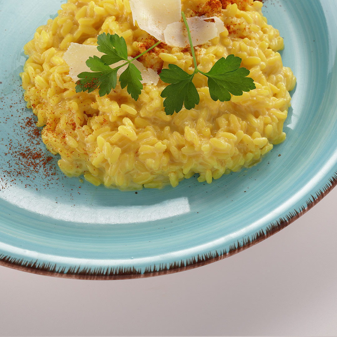 RISOTTO ALLA MILANESE 300 g - Primi Piatti pronti a domicilio