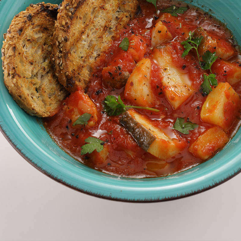 Baccalà In Umido Con Patate Alla Marchigiana