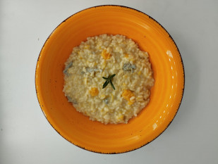 RISOTTO ZUCCA E GORGONZOLA...