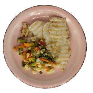 PETTO DI POLLO CON CONTORNO...