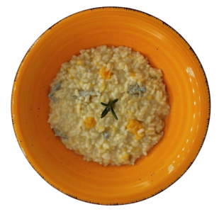 RISOTTO ZUCCA E GORGONZOLA...
